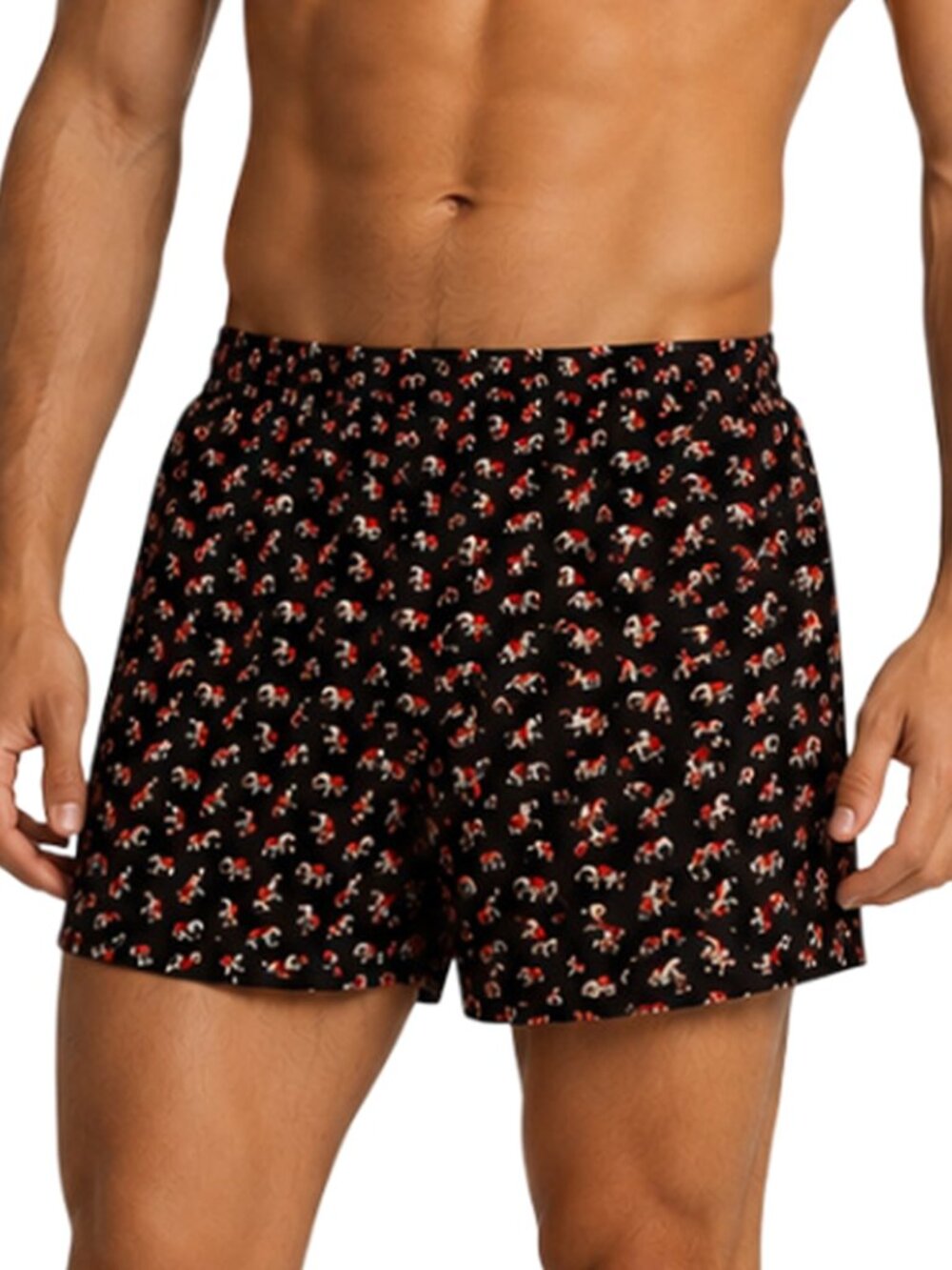 Jim Thompson 100% Cotton Boxer Briefs Shorts Trunks Underwear Dressed Elephants